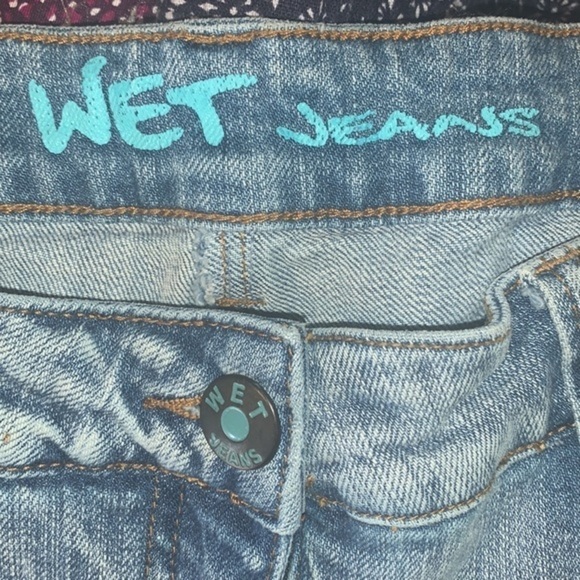 Wet Jeans Cropped Cotton and Spandex Denim Jeans Ladies Size 30 - Picture 8 of 11